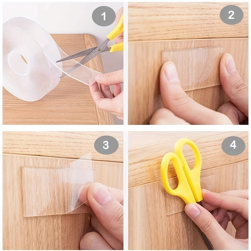 3 PCS  Removable Silicone Double-Sided Tapes