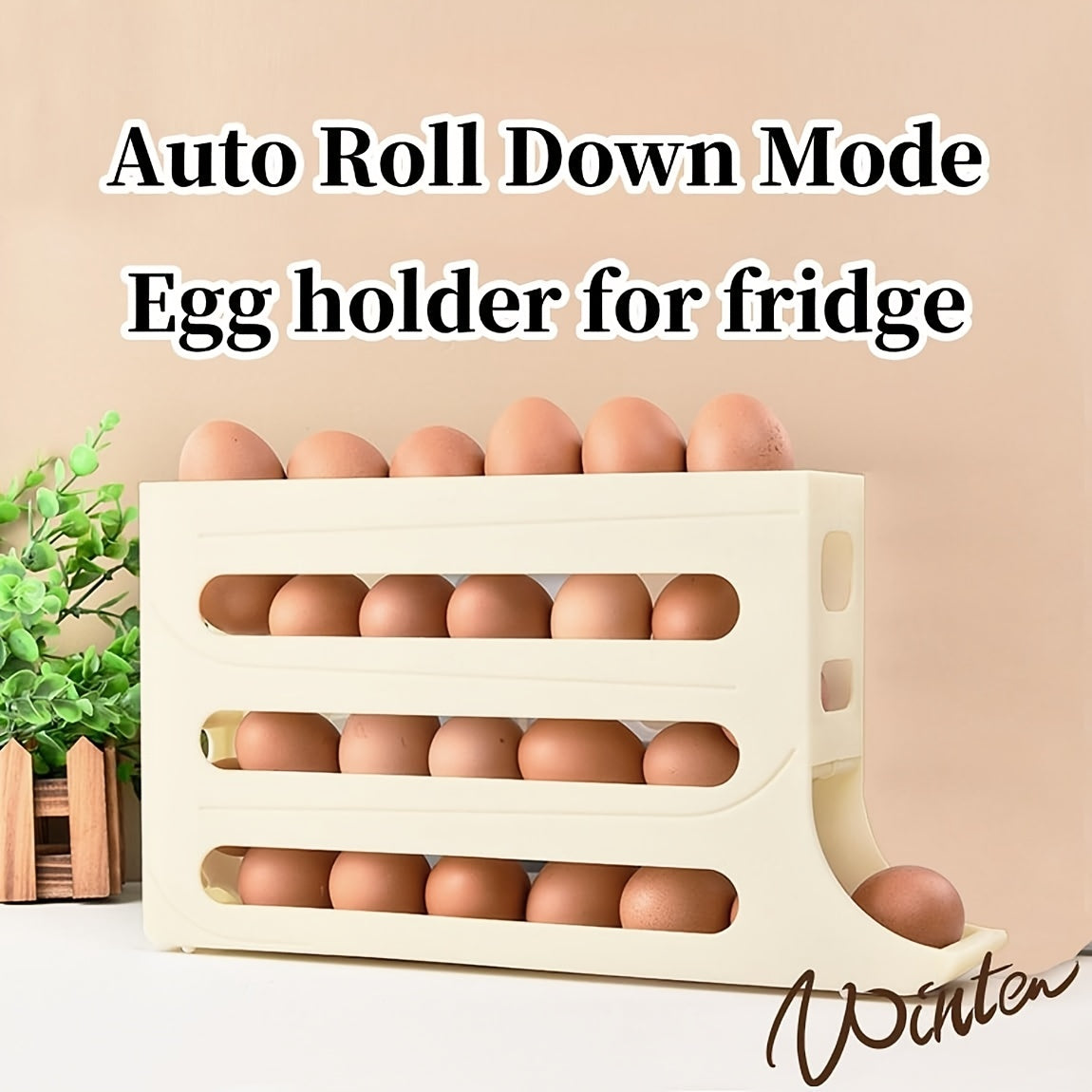 30 Eggs Egg Holder For Fridgeg Organizer